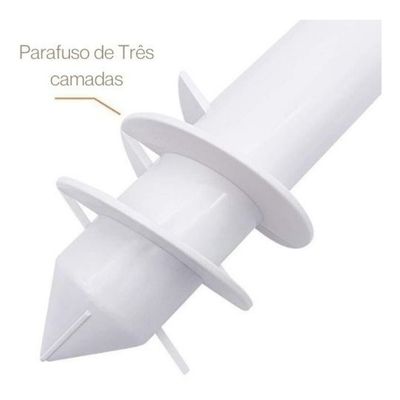 Âncora De Fixação P/ Guarda-sol 38mm Tobee Com Haste Branca