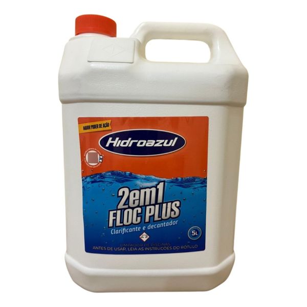 Floc Plus 2 Em 1 Hidroazul 5 L Clarifica Decanta Piscina