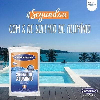Sulfato De Alumínio Decantador 2kg Hidroazul