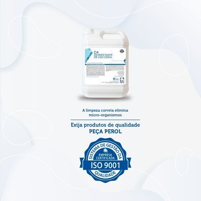 Desinfetante Perol 5 Lts Talco Concentrado 05 Faz 20 Lts
