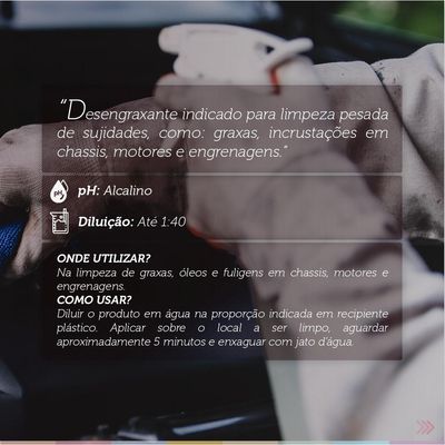 Desengraxante Desengordurante Concentrado Slopan Perol 01/40