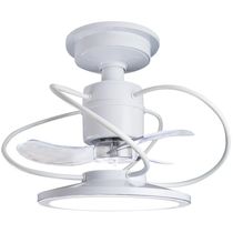 Ventilador de Teto Treviso Branco Confort LED 3000K Bivolt