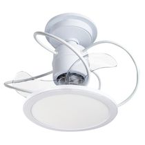 Ventilador de Teto Treviso Branco Confort LED 3000K Bivolt