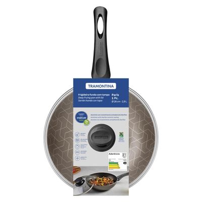 Frigideira Funda Paris Alumínio Starflon Max Tramontina