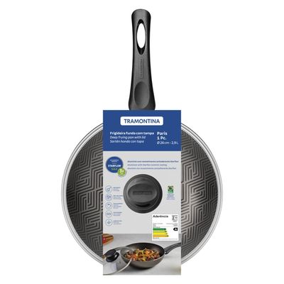 Frigideira Funda Paris Alumínio Starflon Max Tramontina
