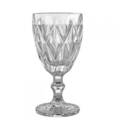 Taça para Agua Vidro Diamond Vitral Clear - Original