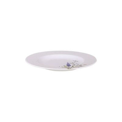 Prato Sobremesa Tramontina Lilla em Porcelana Decorada 21 cm