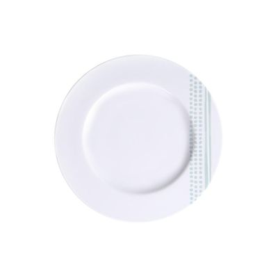 Prato Sobremesa Tramontina Monocroma em Porcelana Decorada