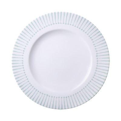 Prato Raso Tramontina Monocroma em Porcelana Decorada 28 cm