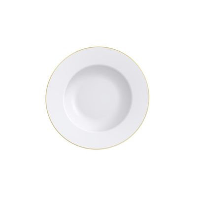 Prato Raso Filetado Tramontina Elisa Porcelana c/ Borda 28cm