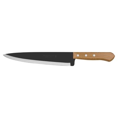 Kit 8 Facas Peixeira/Cozinha 9" Lâmina Escura - Tramontina