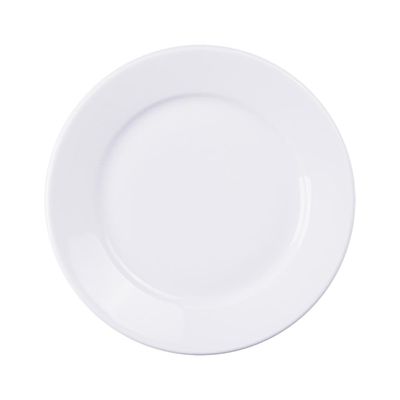 Kit 6 Pratos Raso Mesa Cecilia HS Porcelana 24cm Tramontina