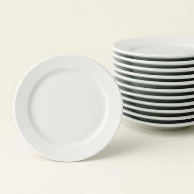 Kit 10 Pratos Sobremesa Tramontina Paola Porcelana 21cm