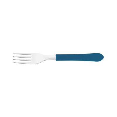 Garfo Sobremesa Leme Inox Cabo Azul Oceano 12pçs