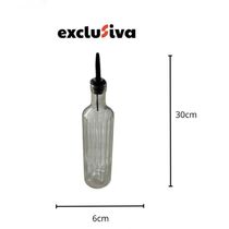 Galheteiro Garrafa de Azeite Tampa Dosadora 500ml Vegas Lyor