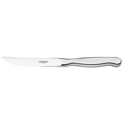 Faca Churrasco Tramontina Classic Jumbo Inox Fio Serrilhado
