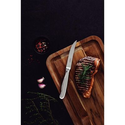 Faca Churrasco Tramontina Classic Jumbo Inox Fio Serrilhado
