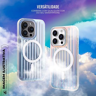 Capa para iPhone 16 Pro Max - Rainbow Transparente - Gshield