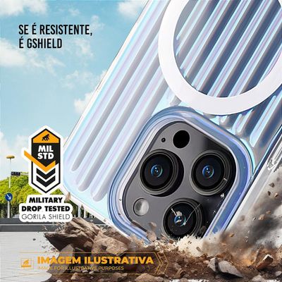Capa para iPhone 16 Pro Max - Rainbow Transparente - Gshield