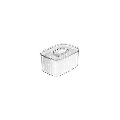 Kit Organizador De Geladeira Clear Fresh 6 Peças Transparente Ou