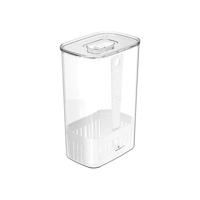 Kit Organizador De Geladeira Clear Fresh 6 Peças Transparente Ou