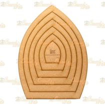 Gabarito Flor Gigante Mdf F005