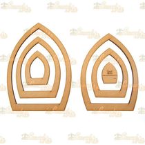 Gabarito Flor Gigante Mdf F005