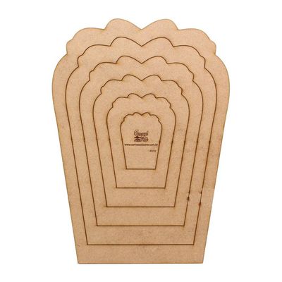 Gabarito Flor Gigante Mdf F015