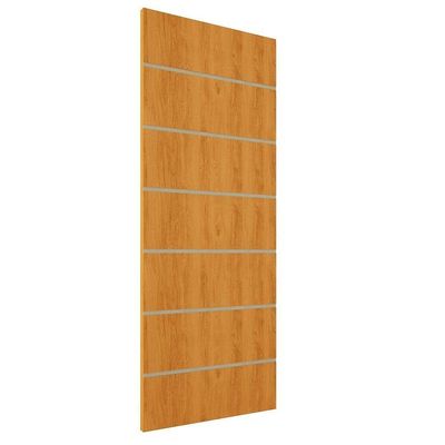 Kit 2 Portas De Madeira Frisada U.v 210cm X 70cm - R50vl Cerejeira