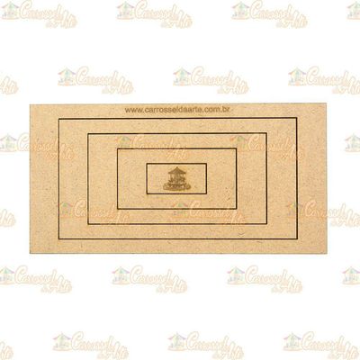 Gabarito Retângulo Mdf G016