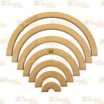 Gabarito Meio Circulo Mdf G012