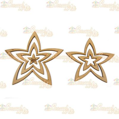 Gabarito Estrela Gorda Mdf G005