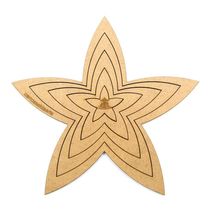 Gabarito Estrela Gorda Mdf G005
