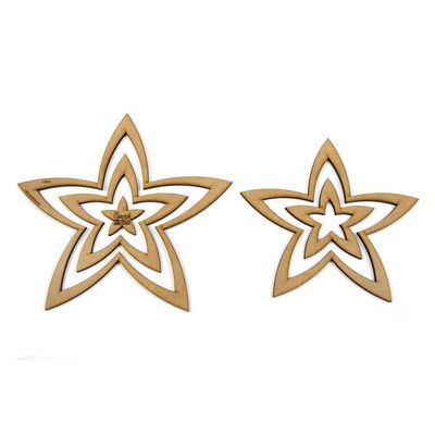 Gabarito Estrela Gorda Mdf G005