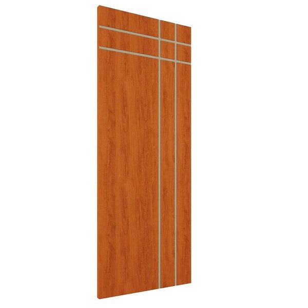 Porta De Madeira Frisada U.v 210cm X 90cm - R40t Mogno