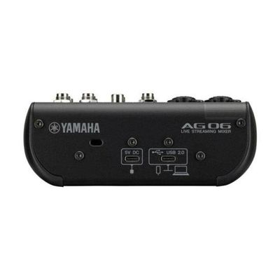 Mesa De Som Yamaha Ag06Mk2 Preto