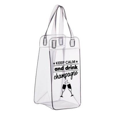 Ice Bag Cooler Boccati Para 1 Garrafa Cor:champanhe