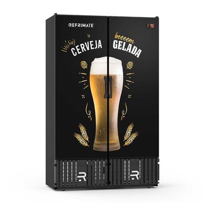 Visa Cooler Cerveja 1300 Litros Porta Sólida Adesivada Vcce1300ps 220v - Refrimate