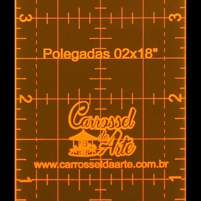 Régua Patchwork 2x18 Polegadas