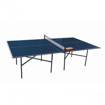 Kit Mesa De Tênis Slim Azul Fácil Esporte