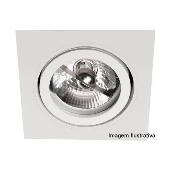 Spot De Embutir Para Lâmpada Ar70 Quadrado Orbital