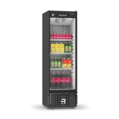 Visa Cooler Multiuso 400L Porta De Vidro Preto Vcm400Pv 220V - Refrimate 220v