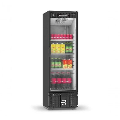 Visa Cooler Multiuso 400L Porta De Vidro Preto Vcm400Pv 220V - Refrimate 220v
