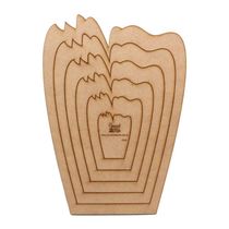 Gabarito Flor Gigante Mdf F020