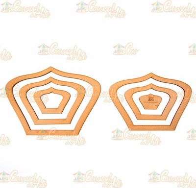 Gabarito Flor Gigante Mdf F006