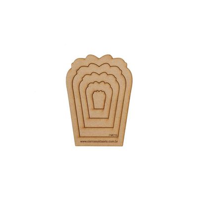Gabarito Flor Mini Mdf Fm015