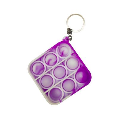 Chaveiro Pop It Anti Estresse Quadrado Relaxamento Sensorial