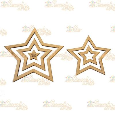 Gabarito Estrela Mdf G003