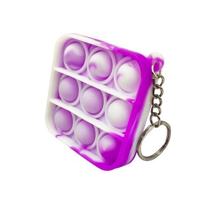 Chaveiro Pop It Anti Estresse Quadrado Relaxamento Sensorial