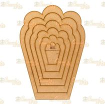 Gabarito Flor Gigante Mdf F008